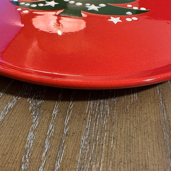 Waechtersbach West Germany Christmas Tree Cake Plate - Picture 4 of 7